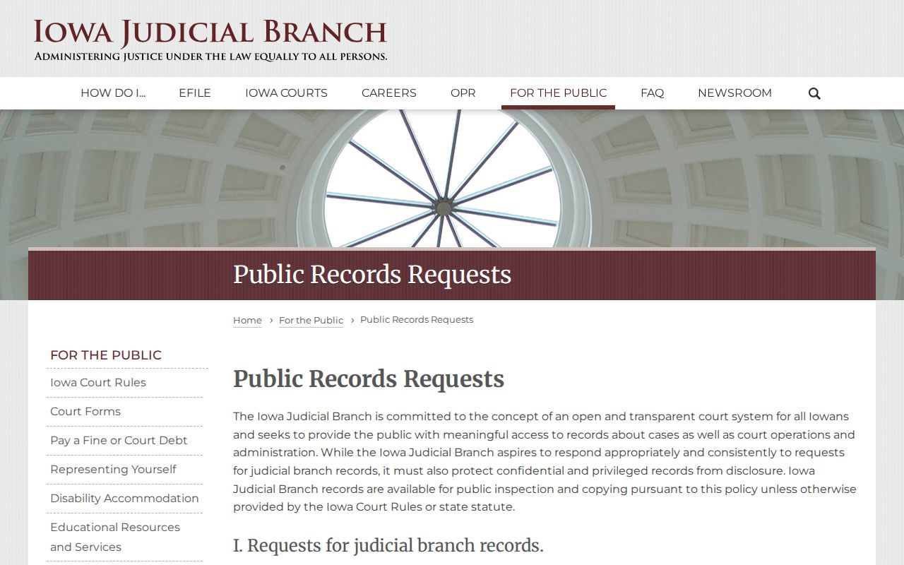 Hancock County warrant lookup public records request instructions
